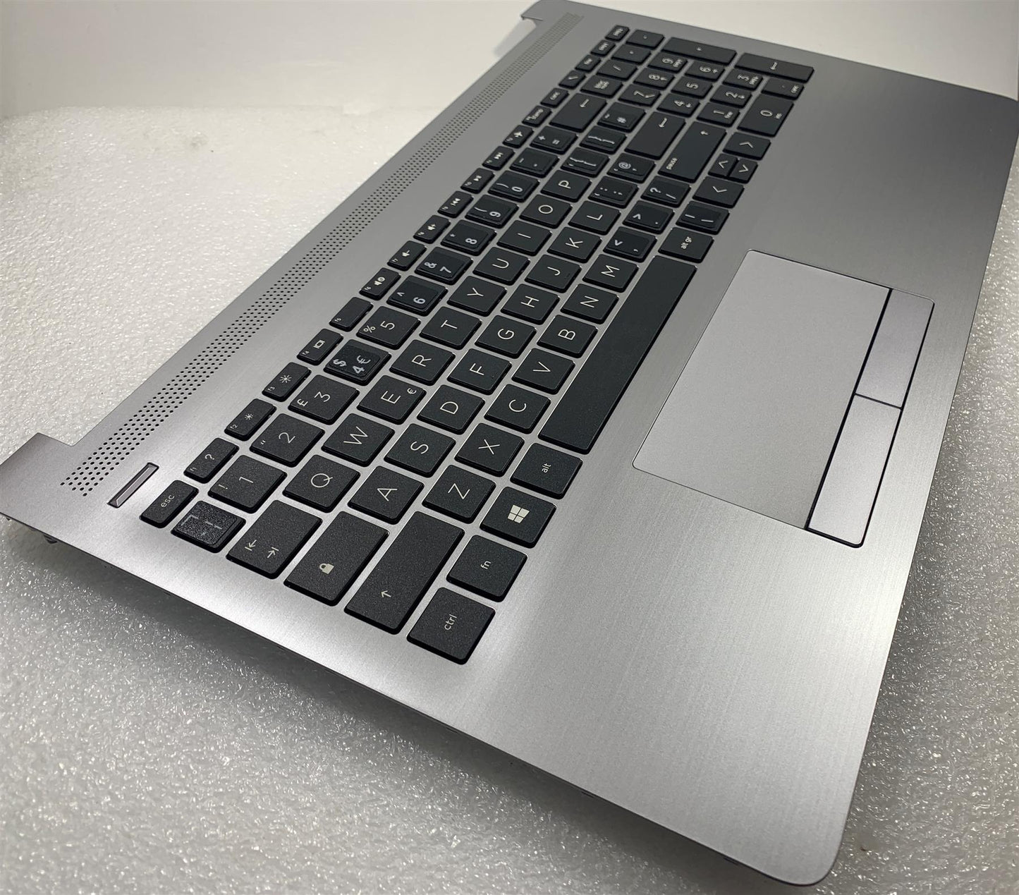 With Stickers - HP 250 G7 L50001-031 Palmrest UK English Keyboard With Stickers Label NEW