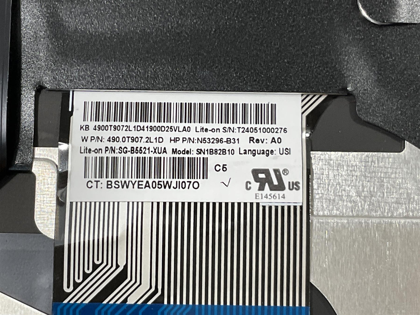 HP Pavilion Plus 14-EY N68938-B31 N60259-B31 US International Keyboard Palmrest