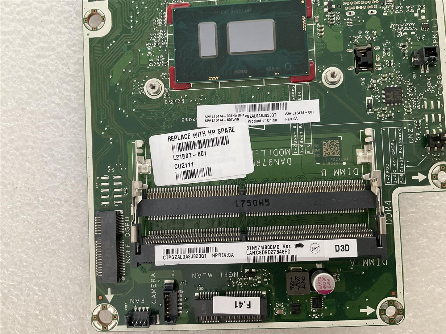 for HP 200 G3 22-C 24-F ALL in ONE L21597-601 Intel - we are sending L03377-601