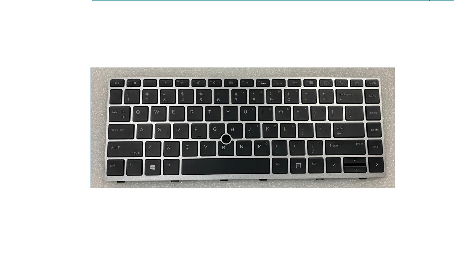 HP EliteBook 840 G5 G6 Keyboard Silver US US+ Silver