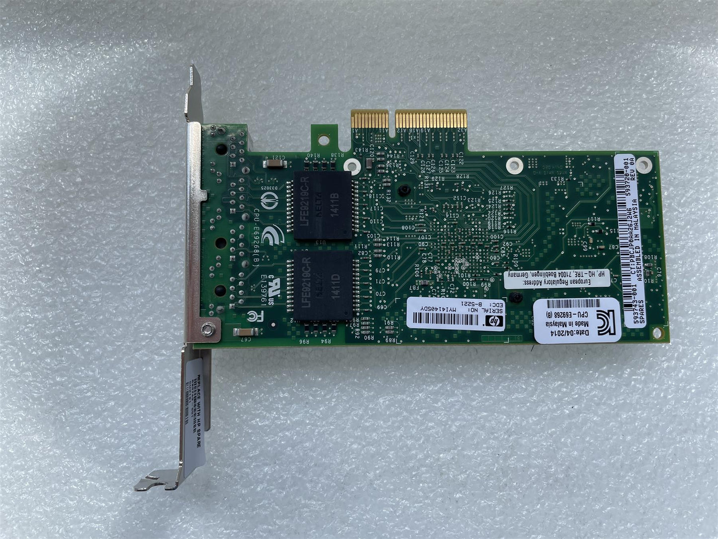 HP 593743-001 593720 NC365T Quad Port Ethernet Server Adapter PCI Express NEW