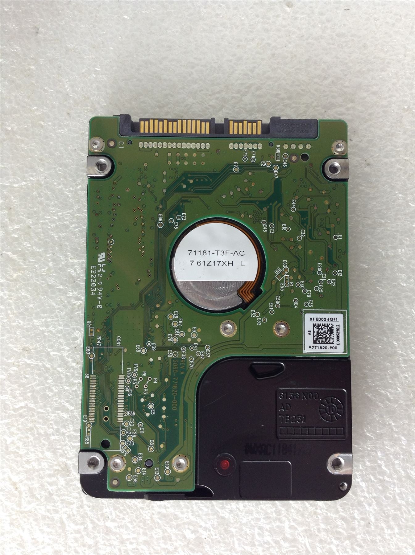 Hard Disk Drive HDD spares parts FAULTY WESTERN DIGITAL 320GB WD3200BPVT-80JJ5T0