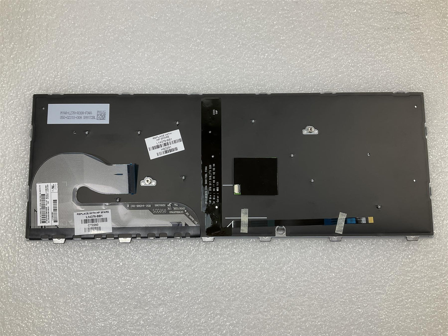 HP EliteBook 745 840 846 G5 G6 L14378-BB1 Israel Hebrew Backlight Keyboard NEW
