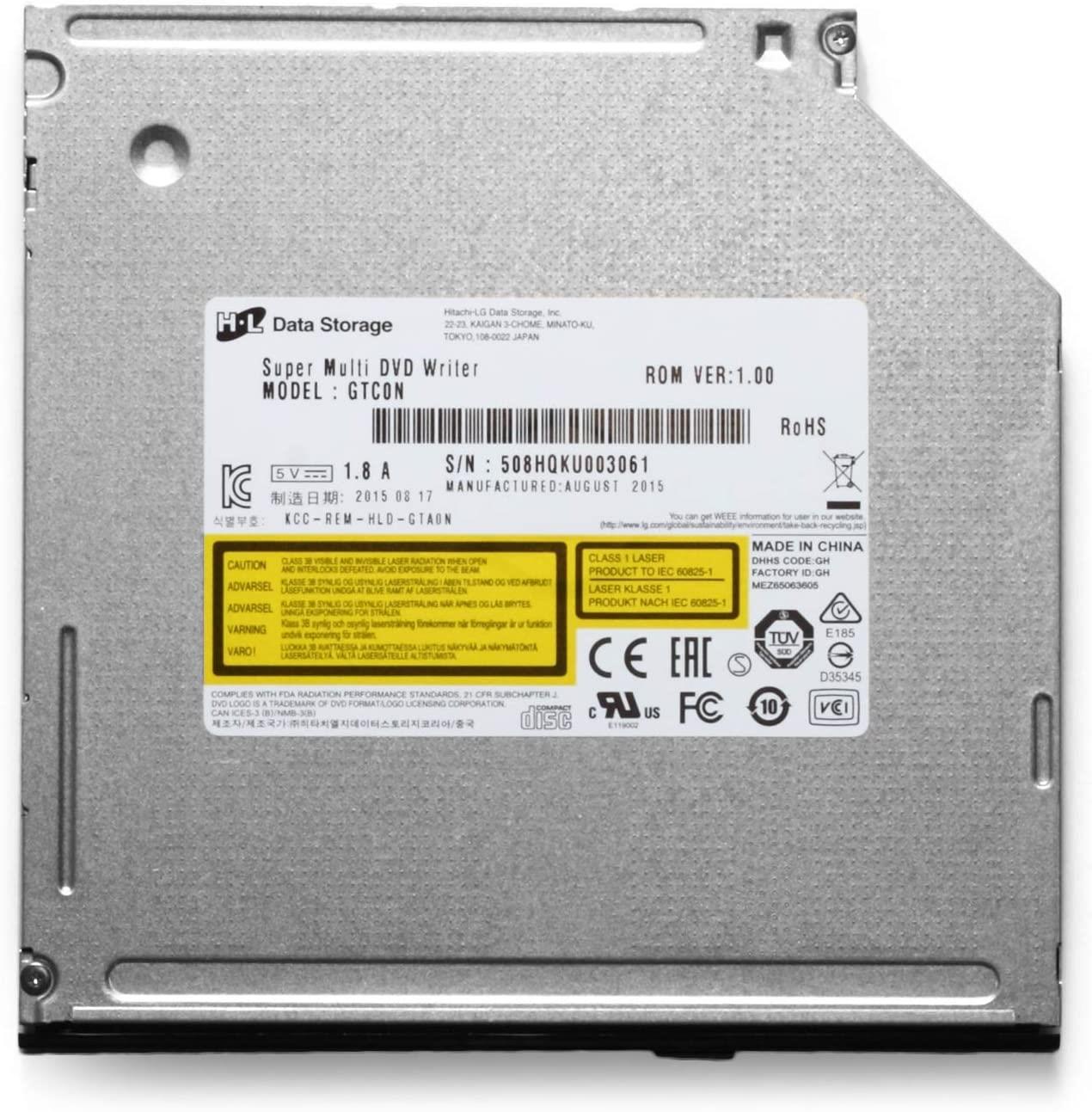 DVD Drive 12.7 mm GTC0N Tray DVD drive Compatible SN-208