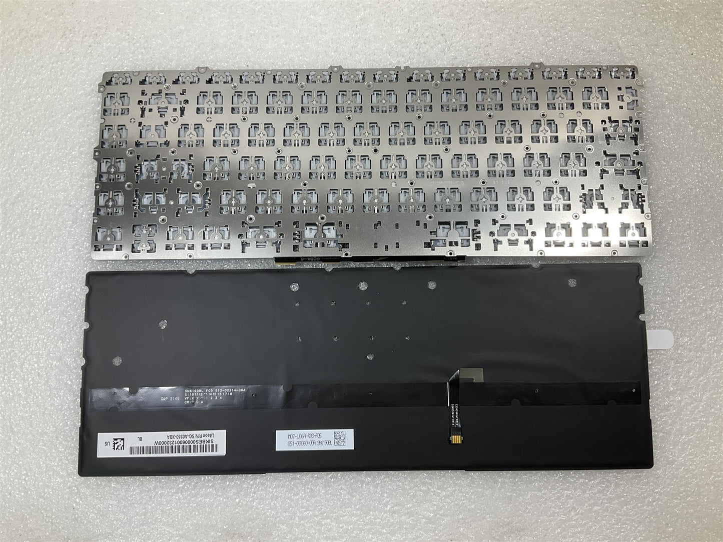 For HP Spectre x360 13-AW L77417-031 L72387-031 Keyboard KB BL English UK Silver