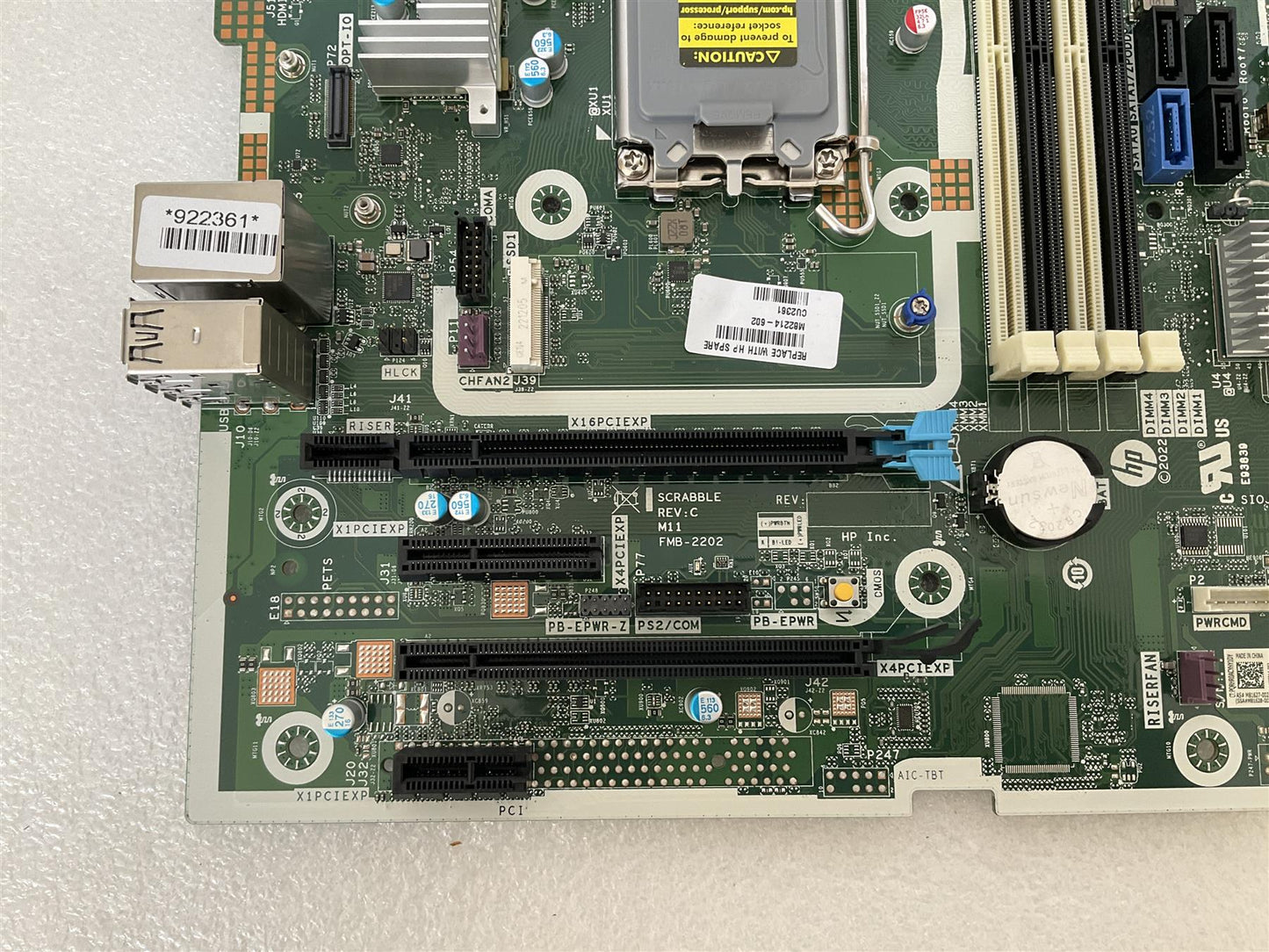 For HP Z2 SFF G9 N50228-601 M82214-602 Intel Motherboard LGA1700 CPU Socket NEW