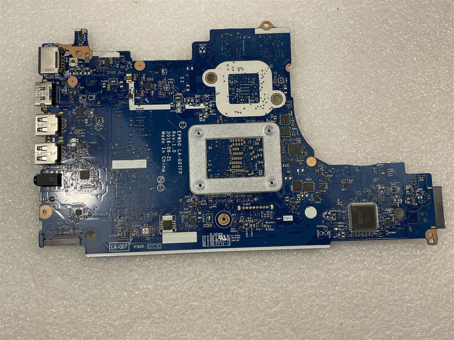 For HP 250 G7 L49975-001 601 Motherboard UMA Intel Core i5-8265U Processor NEW