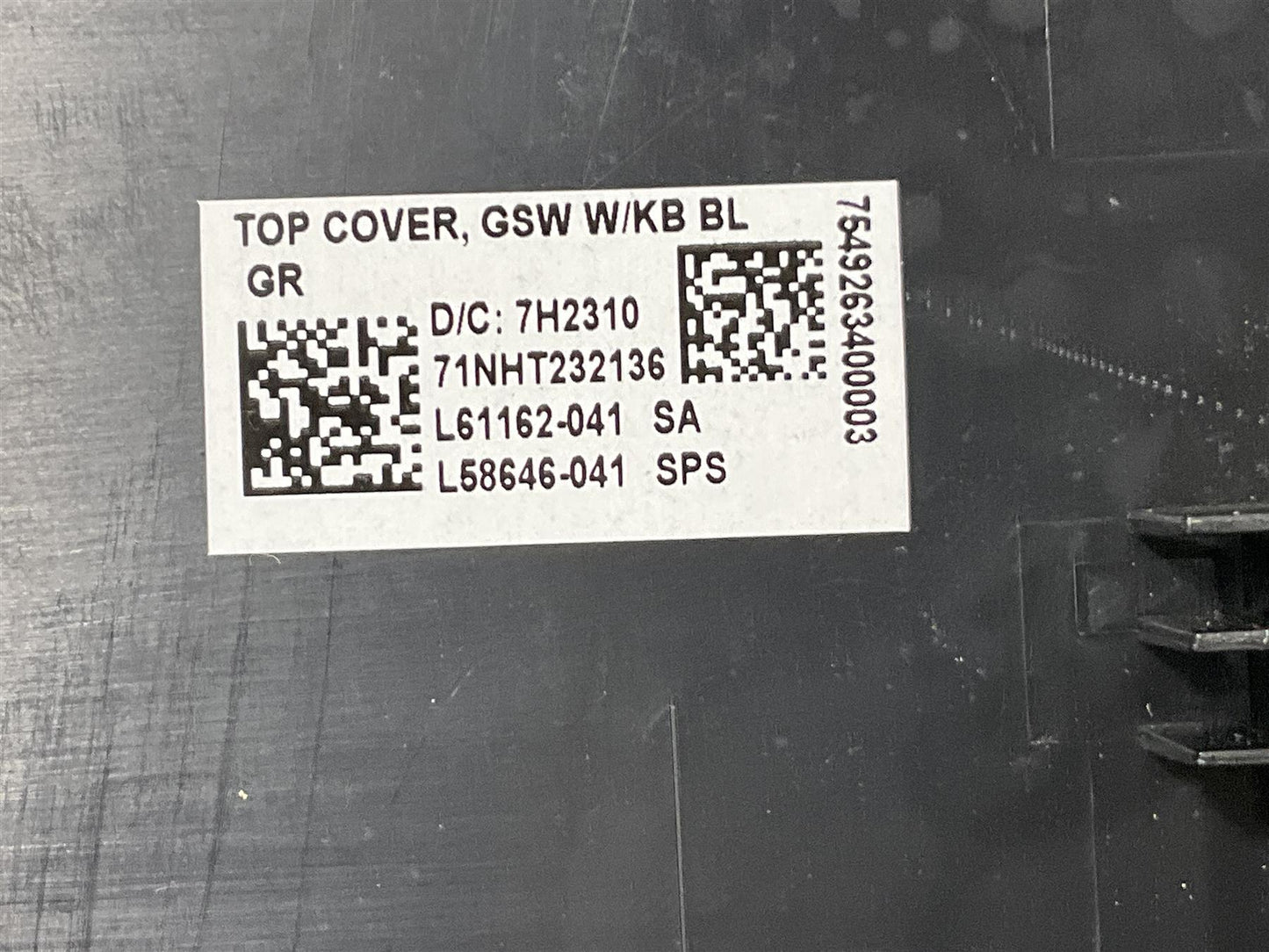 HP Pavilion Gaming 17-CD L61162-041 L58646-041 Germany German Keyboard Palmrest