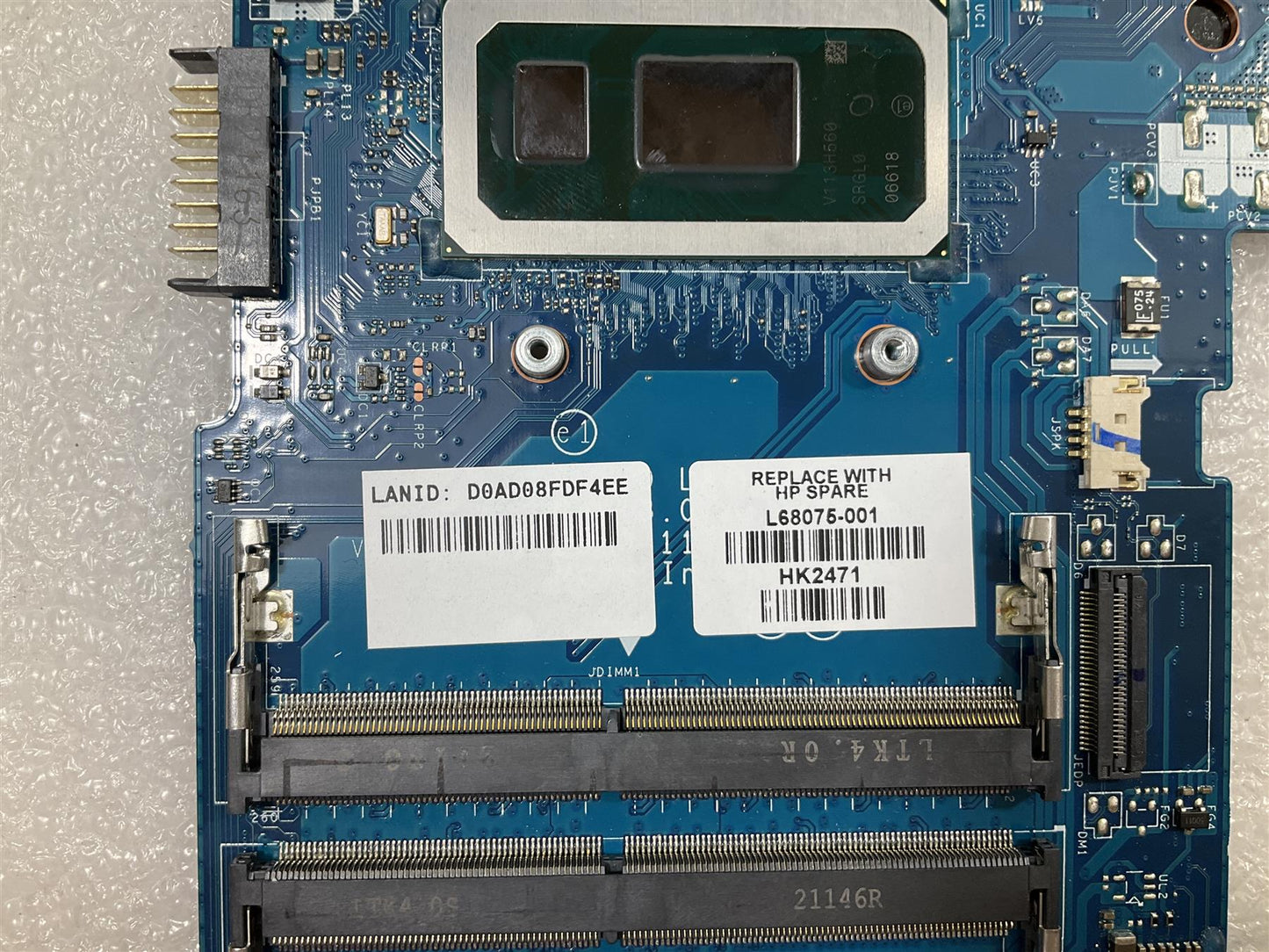 For HP 15S-DU 250 G8 L68395-001 L68075-001 Intel I3-10110U UMA Motherboard NEW