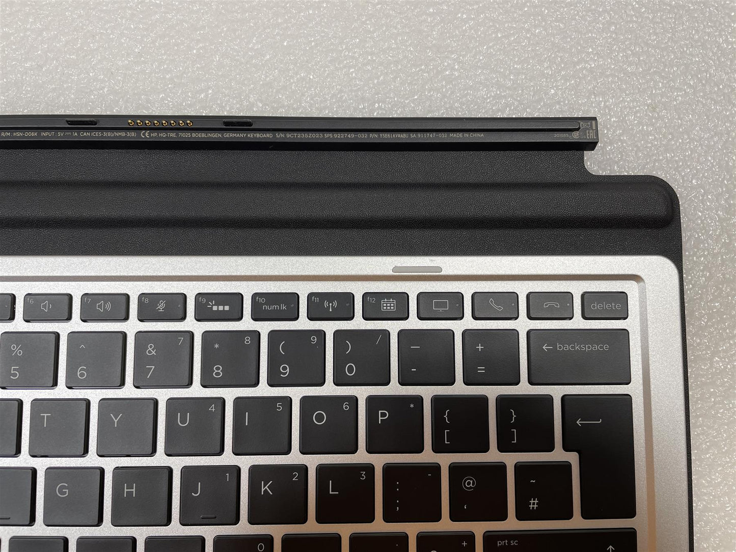 HP Elite x2 1012 G2 Tablet 922749-032 031 UK English Backlight Keyboard Palmrest