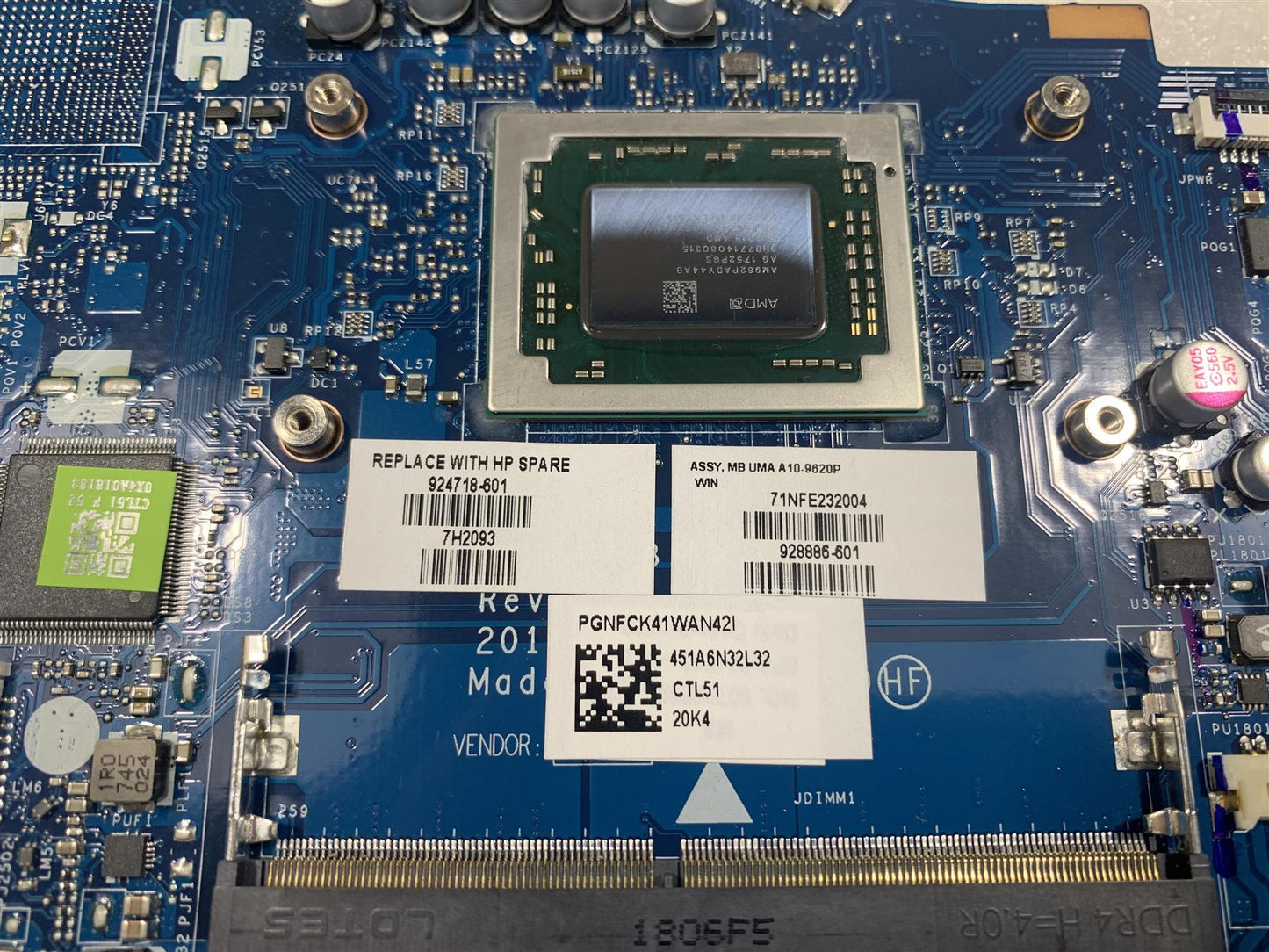 HP 15 15-BW Laptop Notebook 924718-601 928886-601 001 AMD A10-9620P UMA Motherboard NEW - 928886-001 924718-001 15-bw064ng