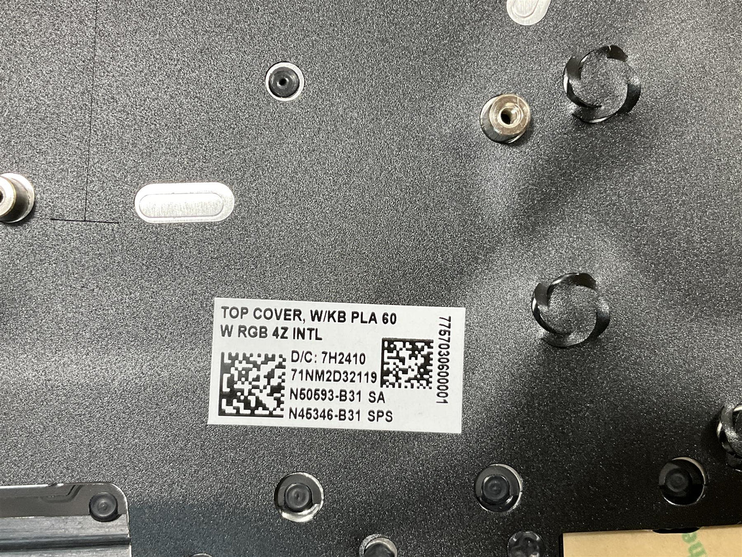 HP Omen 16-W 16T-W N50593-B31 N45346-B31 US int. English International also named dutch Keyboard Palmrest NEW