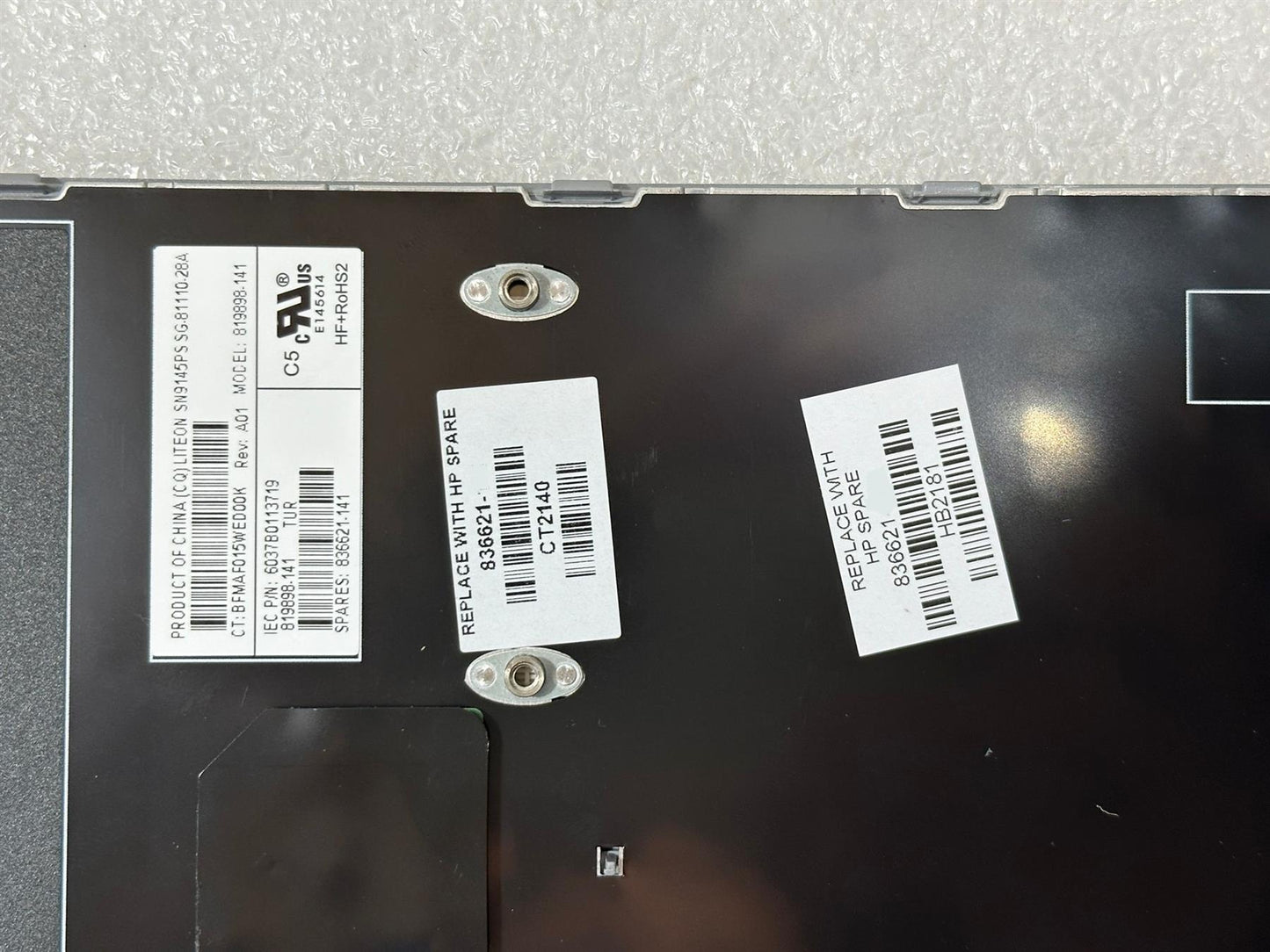 With Stickers, See Photos - For HP EliteBook 850 G4 755 G3 836621-031 English UK Keyboard STICKER NEW
