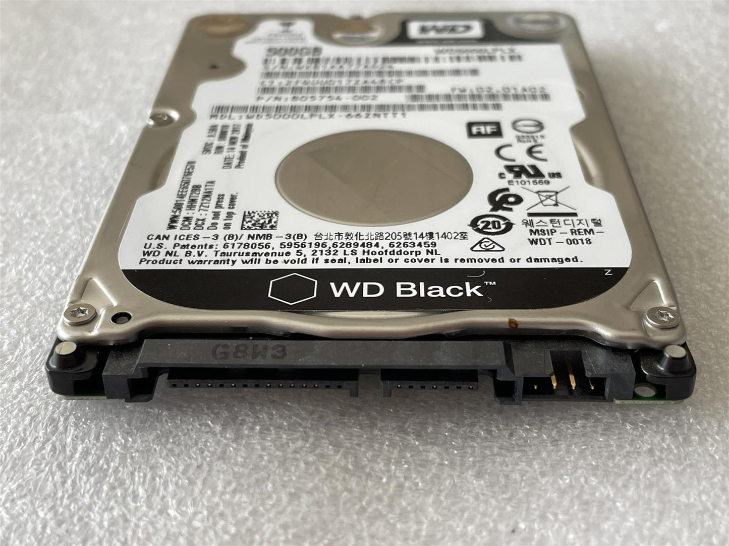 HP 805754-002 Western Digital WD5000LPLX 500GB HDD Hard Disk Drive SATA 2.5 inch