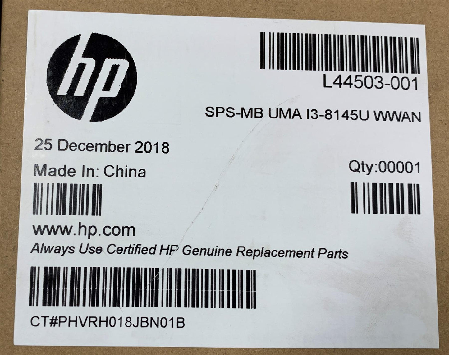HP ProBook 430 G6 Notebook L44503-601 L44503-501 L44503-001 601 Intel I3-8145U UMA Motherboard NEW