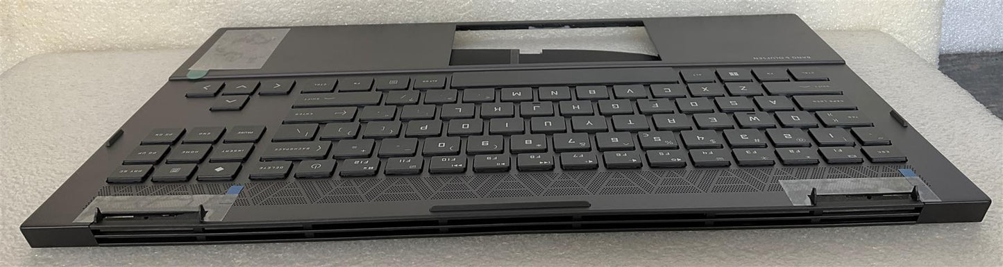 HP OMEN 15-EN 15Z-N M47718-B31 M46183-B31 M47718-001 M46183-001 US International English Keyboard Palmrest 4-zone lighting Backlit Back lighting BL NEW