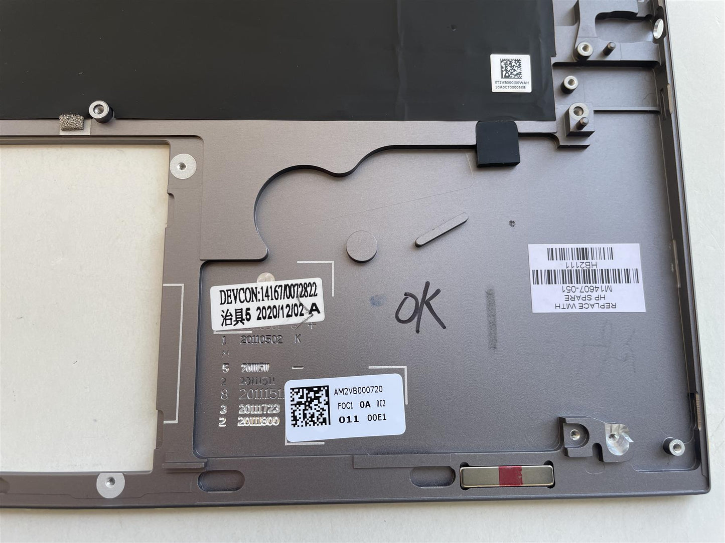 For HP HP ZBook Studio G8 M14607-051 Palmrest Top Cover Keyboard French Fran NEW