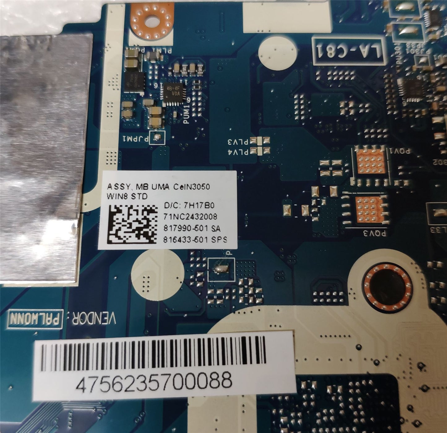 HP 250 G4 MotherBoard Mainboard 816433-501 817990-501 816433 001 ( sending 816434-001 816434-601 ) 501 601 NEW