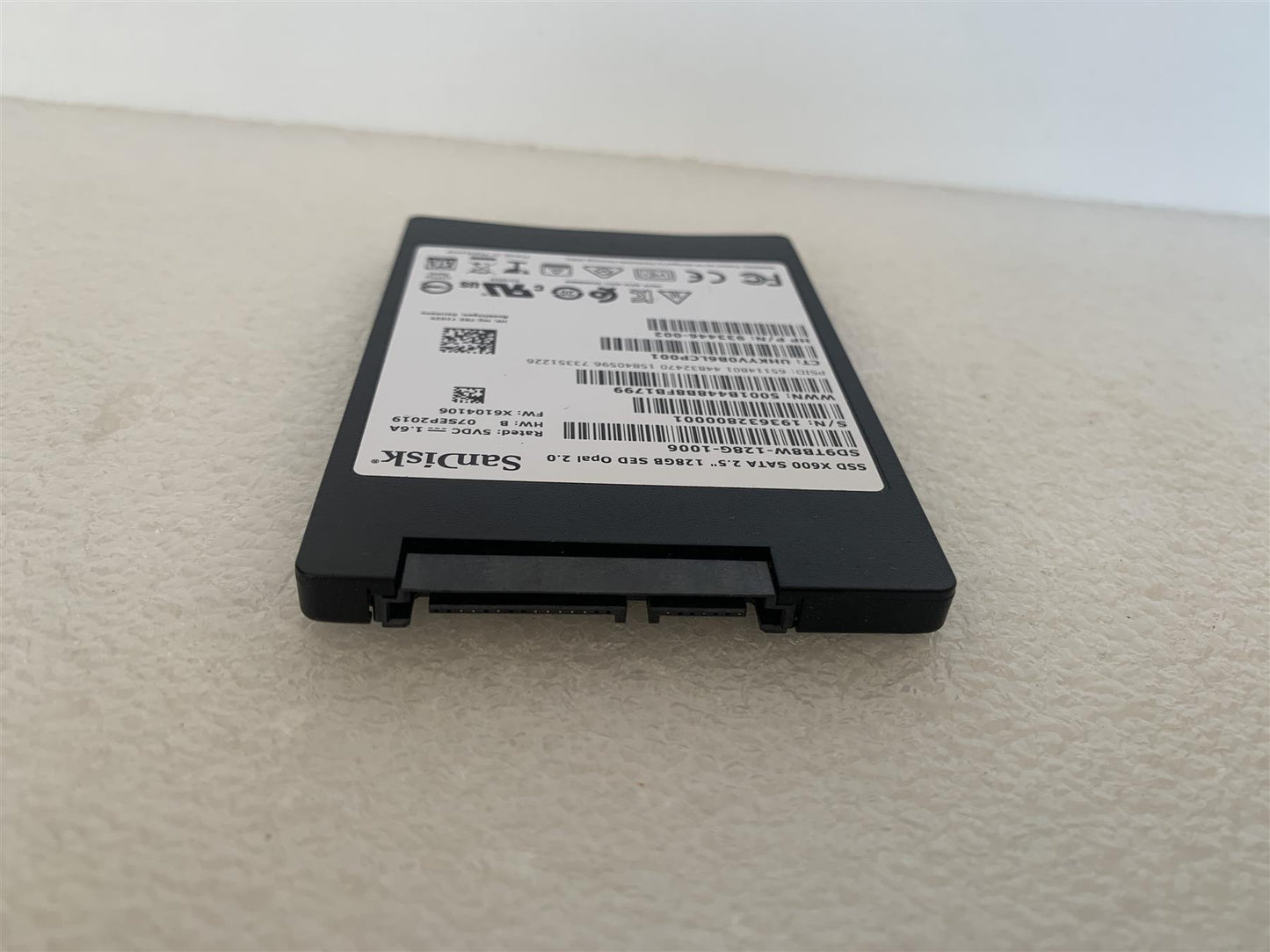 HP 933446-002 Sandisk x600 128GB Solid State Drive SATA 2.5 SED Opal 2.0 NEW