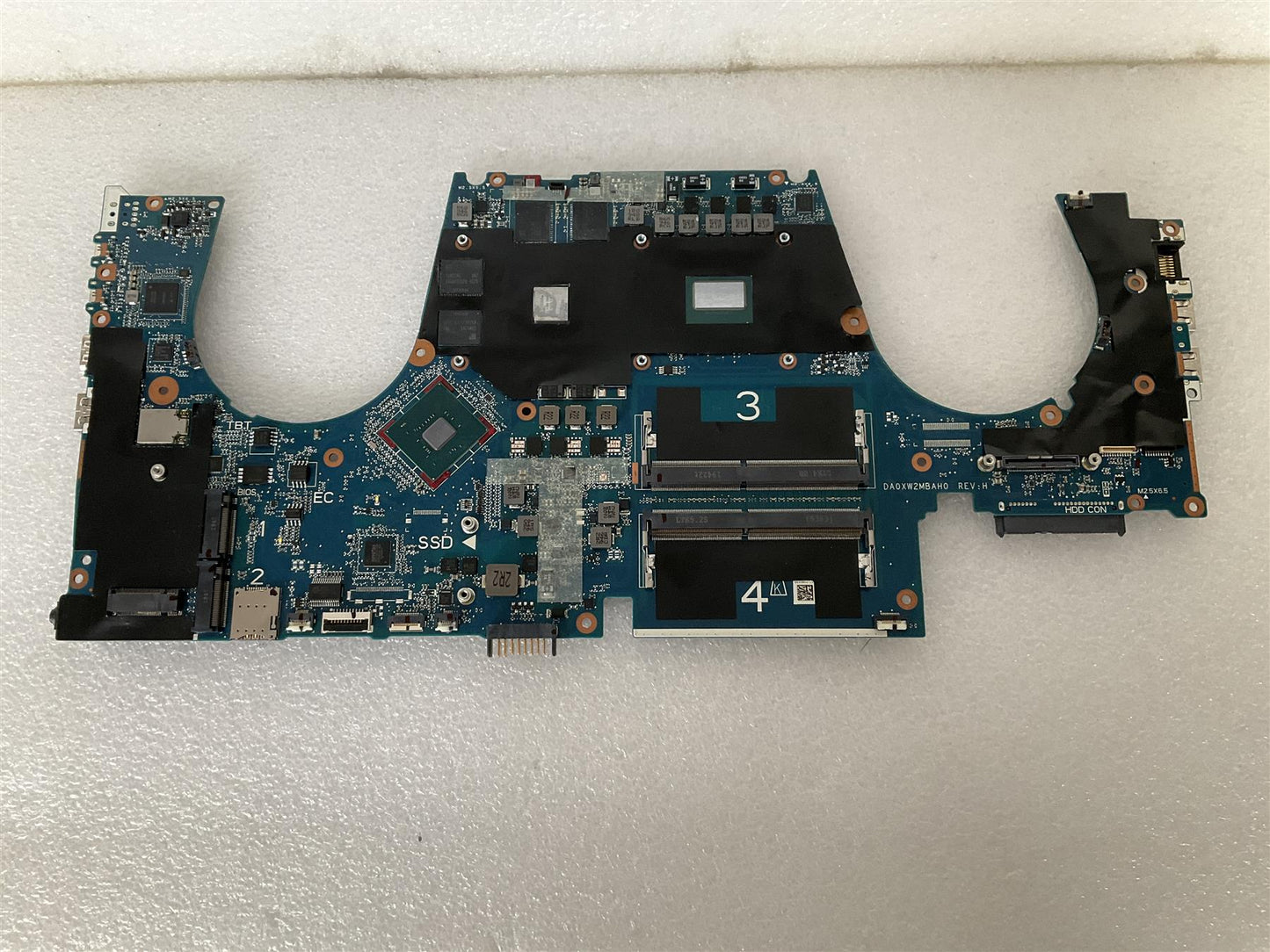 for HP ZBook 15 G5 L28699-001 Intel i7-8850H DSC NVIDIA P2000 4GB Motherboard