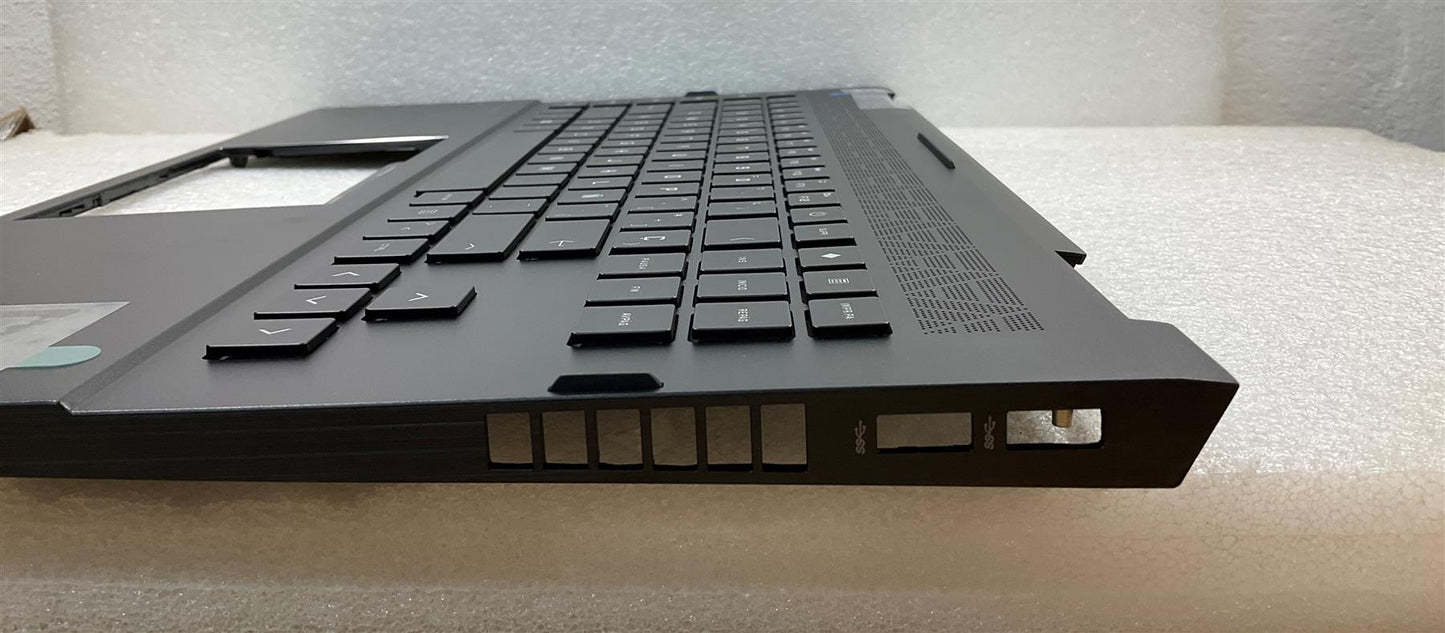 For HP OMEN 17-CK M73744-071 M57142-071 Spanish Palmrest Keyboard 4 Zone RGB NEW