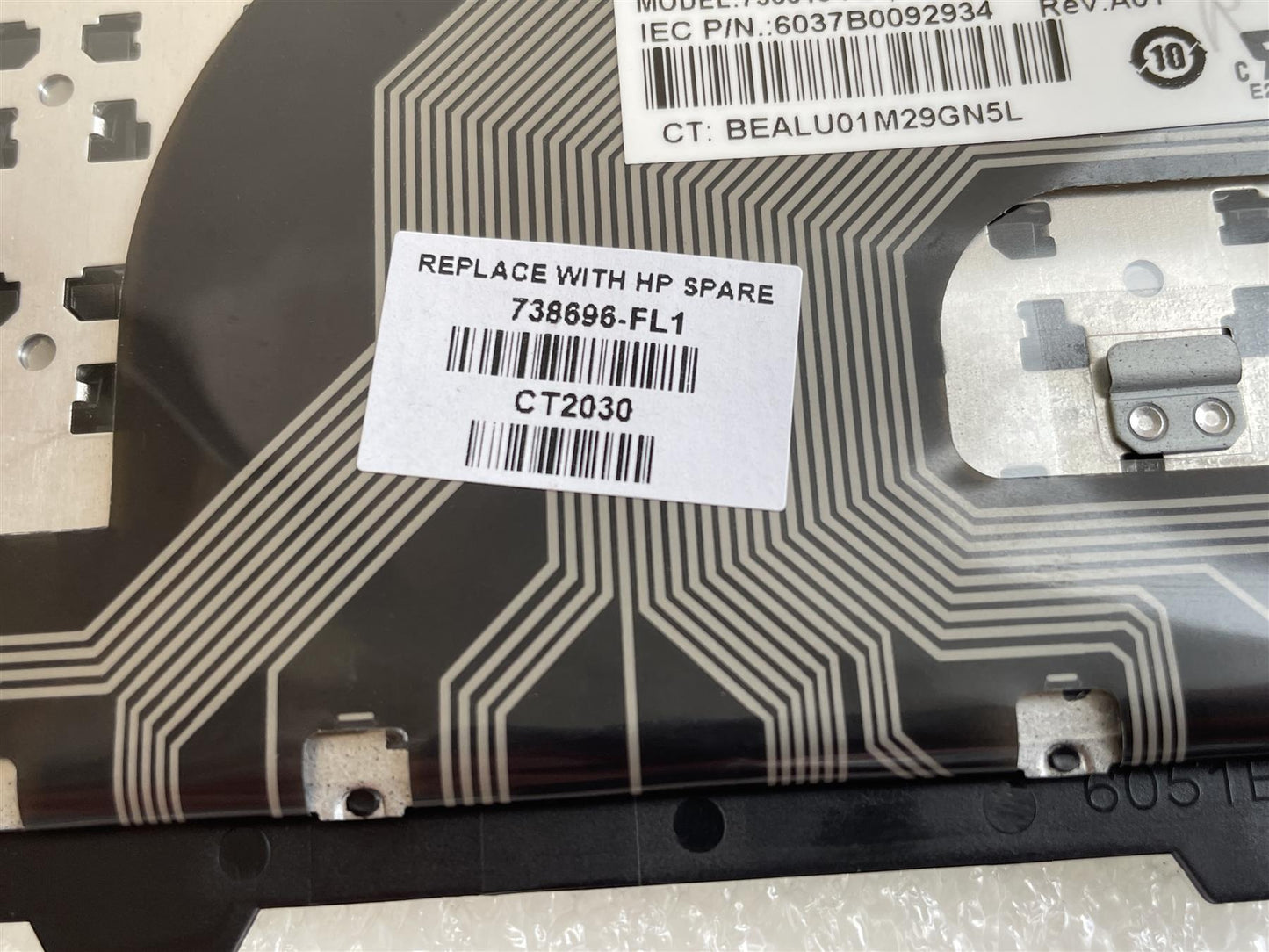 For HP PROBOOK 650 655 G1 738696-FL1 Keyboard Czech Slovakia Genuine NEW