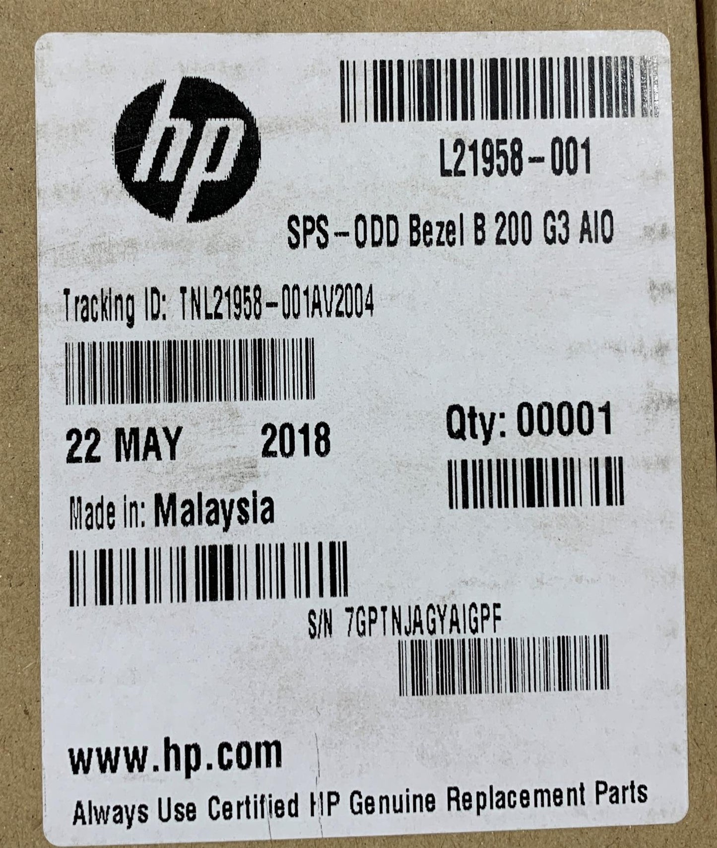 HP 200 G3 All in One L21958-001 9.5 mm DVD Drive SATA Writer SU-208 GUD1N S05NT