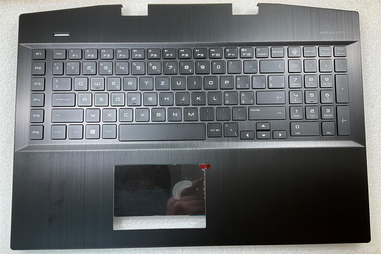 HP Omen 17-CB 17T-CB L63808-BG1 L62863-BG1 Switzerland Swiss Palmrest Keyboard