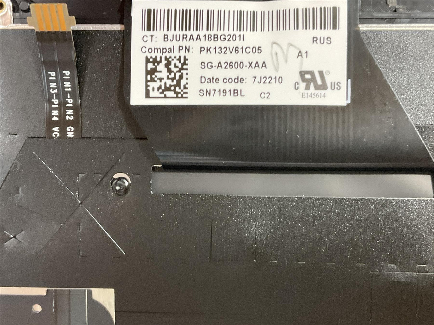HP Envy X360 13-AY L95903-251 L94518-251 Russian Russ Keyboard Palmrest NEW
