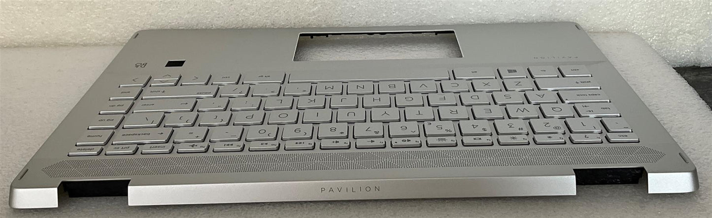 HP Pavilion 14-DH 14Q-DH L54874-B31 US International Keyboard Palmrest NEW