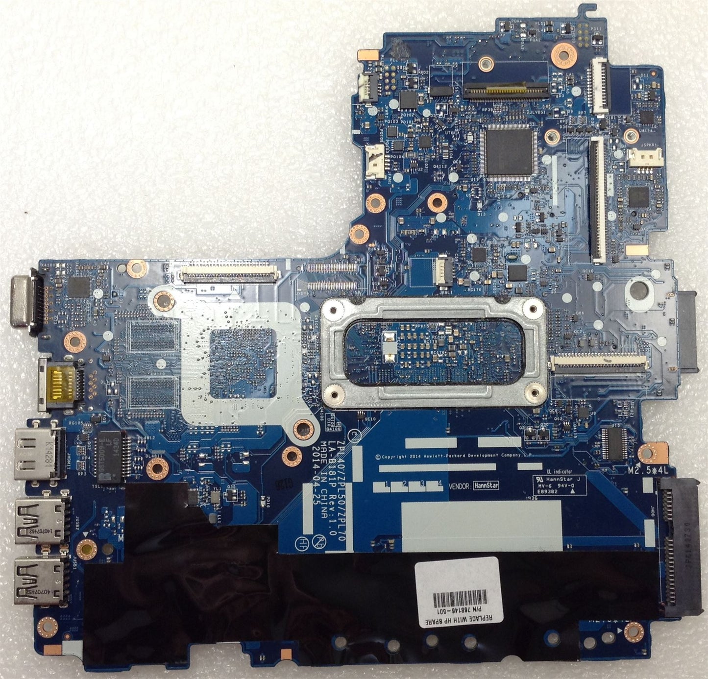 HP ProBook 450 G2 Laptop Intel i5-4210U UMA CPU Motherboard 768146-501 001 601