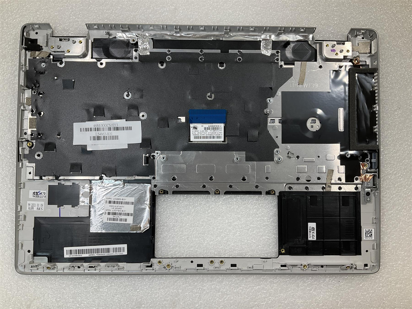 HP Pavilion X360 14-DH L54863-B31 L53794-B31 US Intenational Palmrest Keyboard