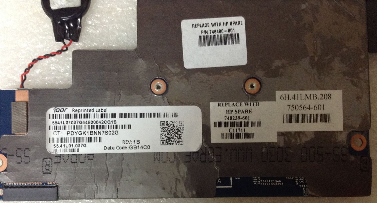 HP Spectre Split 13 x2 Pro 746490-601 Intel Core i5-4202Y 4GB UMA Motherboard