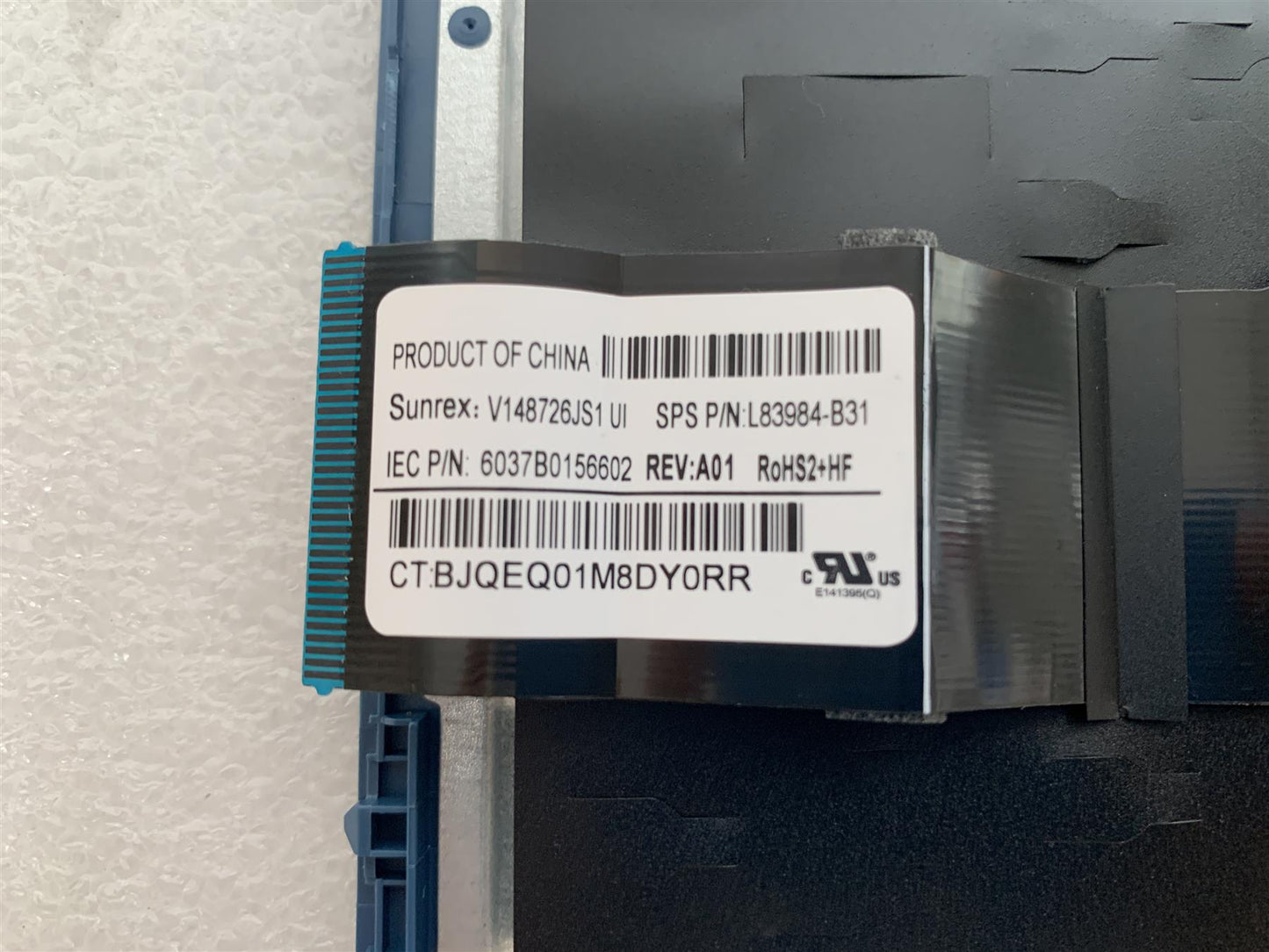 HP ProBook x360 11 G6 EE M03758-B31 int. English International also named dutch US Generic Keyboard Palmrest