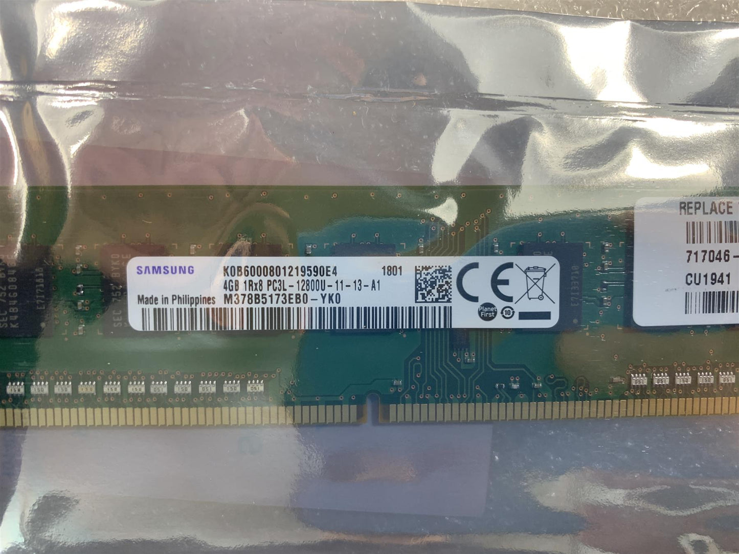 HP 717046-001 SAMSUNG M378B5173EB0-YK0 4GB PC3 12800 CL11 RAM Memory SO-DIMM NEW