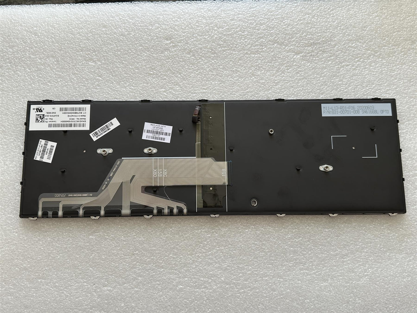 For HP ProBook 450 455 470 475 G5 L01027-251 Russian Russ Keyboard Genuine NEW