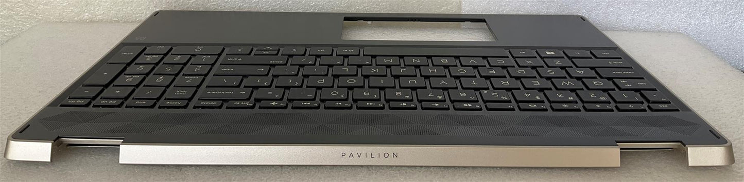 HP Pavilion X360 15-DQ L53079-B31 L51365-B31 US International Palmrest Keyboard