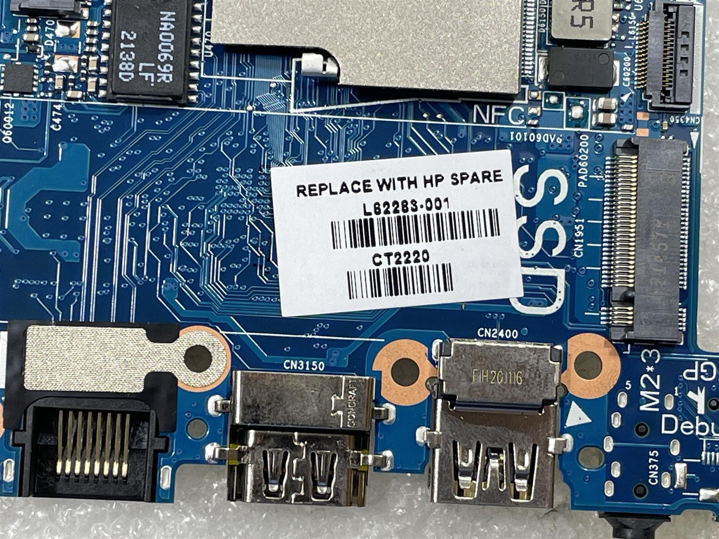 For HP EliteBook 735 G6 L62283-001 601 sending L13663-001 Motherboard UMA AMD RYZEN