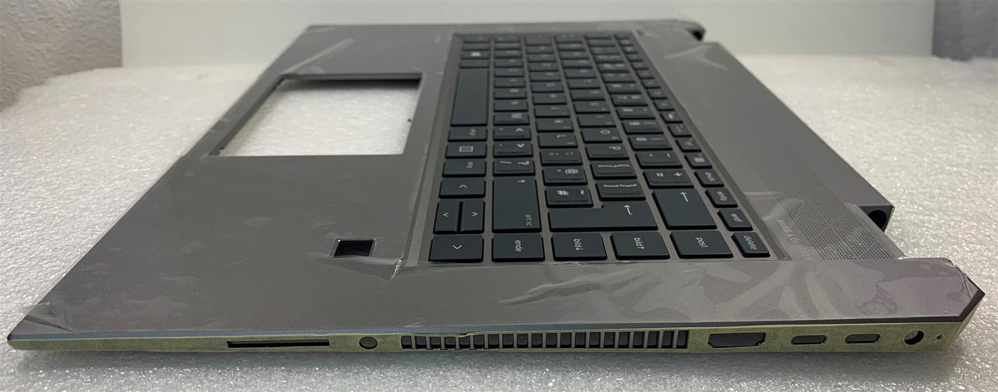 HP ZBook Studio x360 G5 L30669-031 L13015-031 L13015-032 2YN58AV Palmrest UK English Keyboard With Sticker NEW