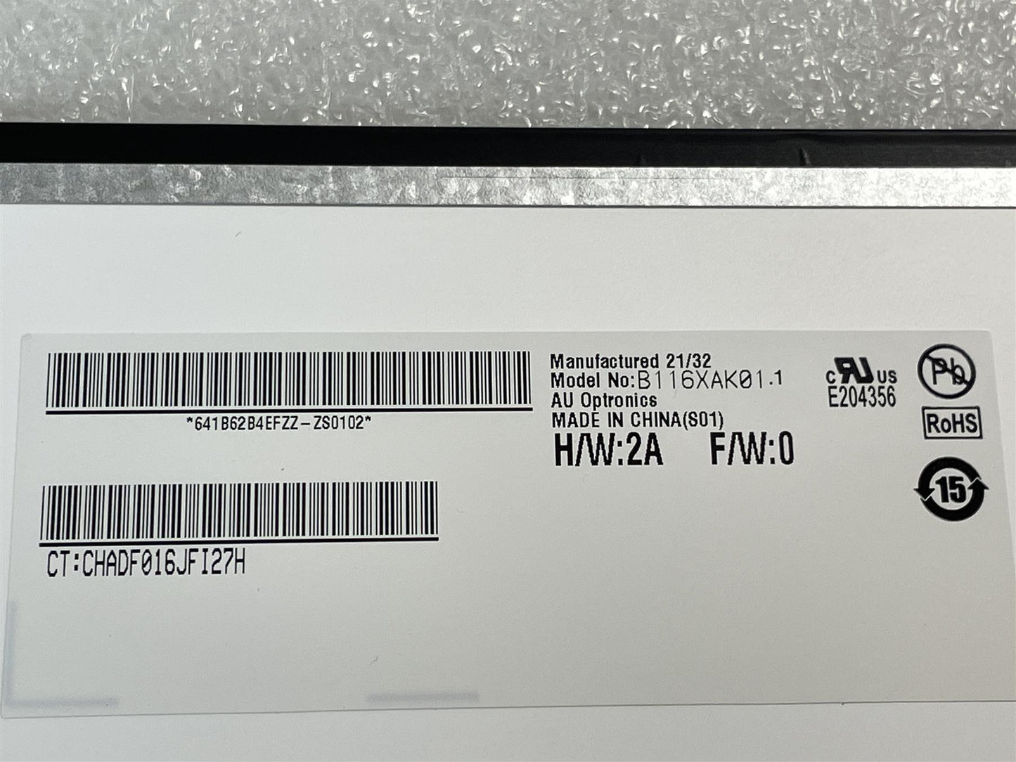 For Hp L14918-001 HD 11.6 inch Touch Screen Display B116XAK01.1 2A 40 Pins NEW