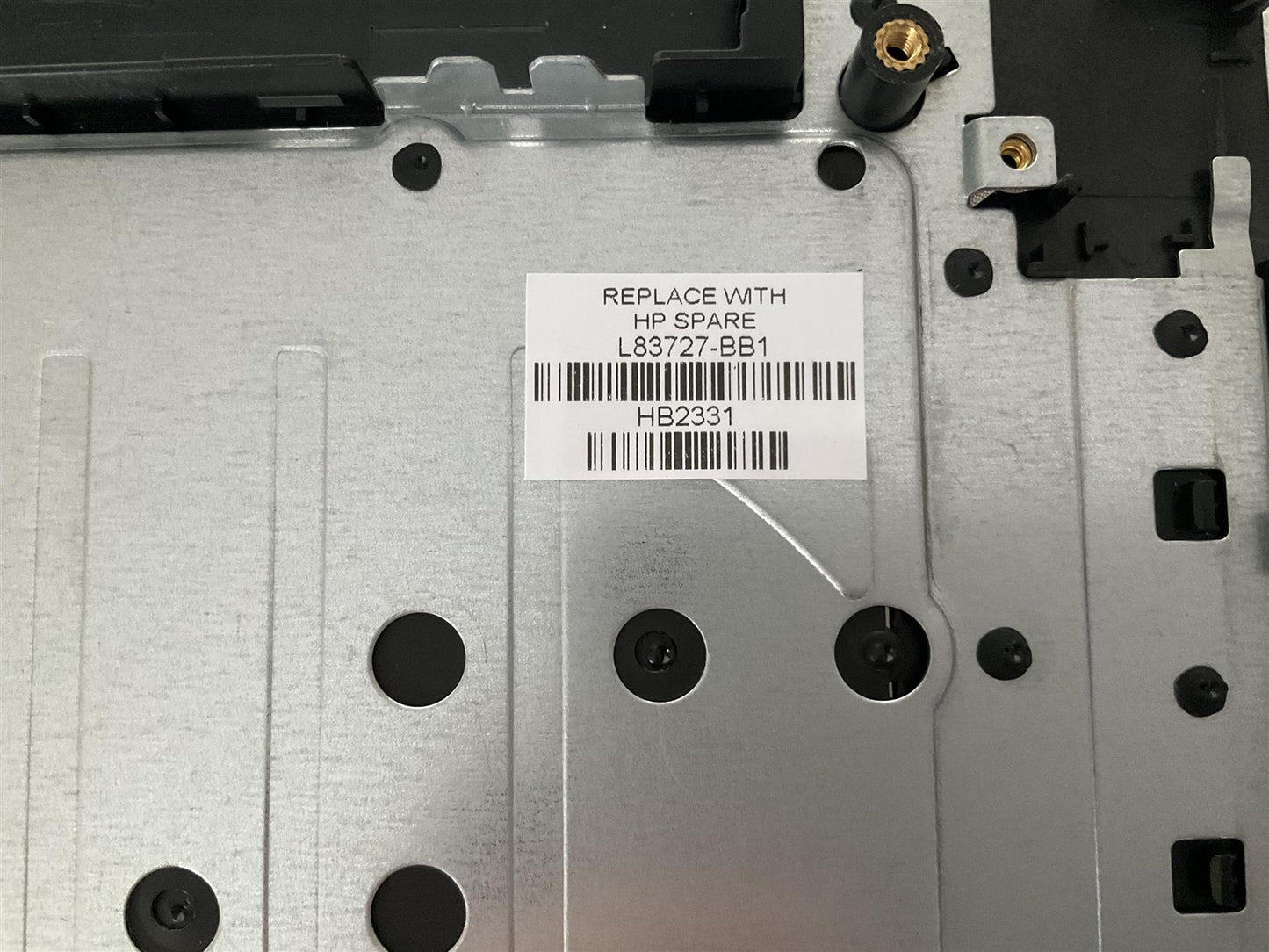 for HP 470 G7 L83727-BB1 Israel Hebrew Keyboard Palmrest Top Cover Original NEW