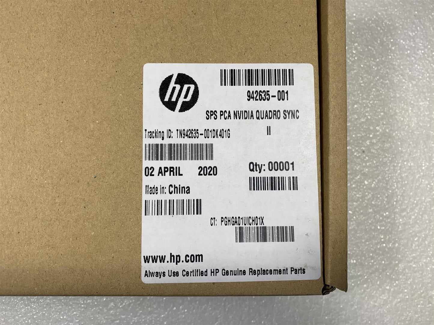 HP 942635-001 920629-001 NVIDIA Quadro Sync II P2061 699-52061-0500-101 PCB NEW