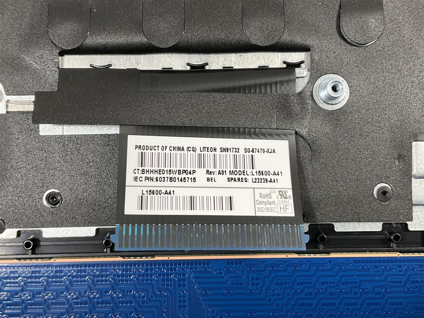 HP 14-CM 14-CK Laptop L48769-A41 L48210-A41 Belgian Belgium Palmrest Keyboard