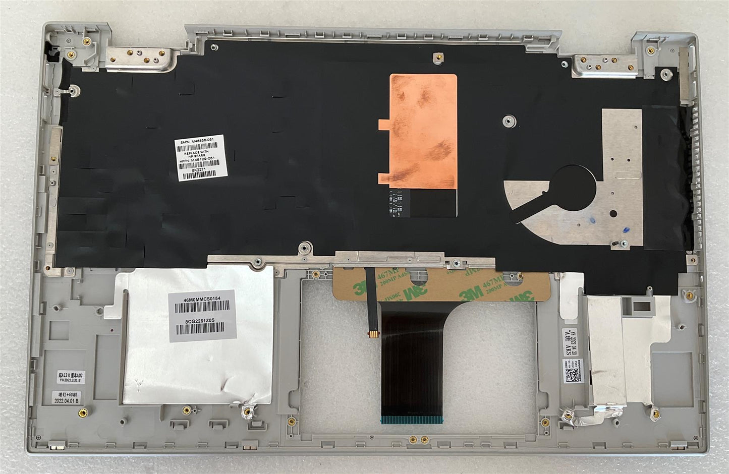 HP PAVILION X360 15-ER M48856-051 M45129-051 French FR Keyboard Palmrest NEW