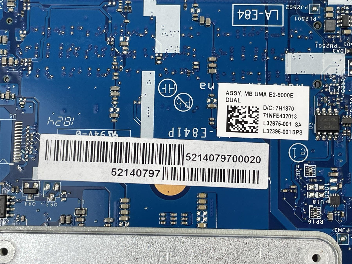 For HP 255 G6 L32395-001 L32395-601 Motherboard UMA AMD E2-9000E Genuine NEW