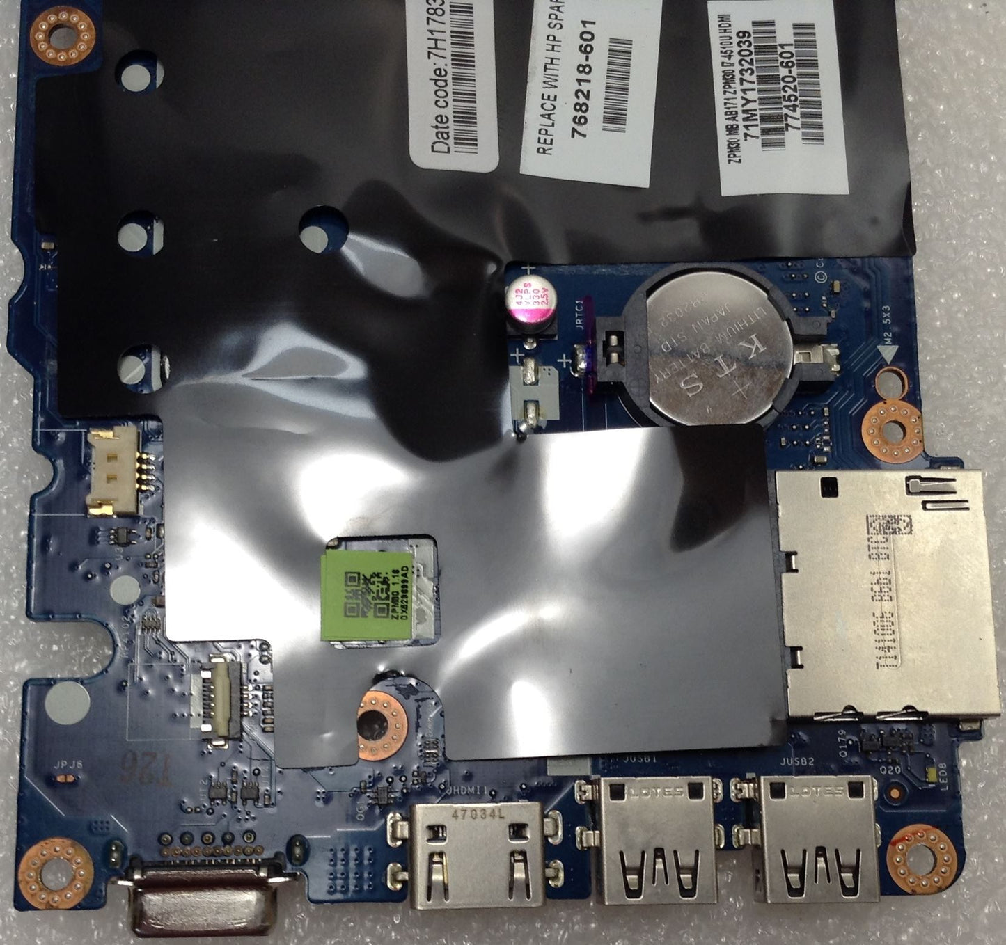 HP ProBook 430 G2 768218-601 768218-501 768218-001 (also for 768216 798058 or 798060 or 798221 ) Motherboard Main System Logic Mother Board