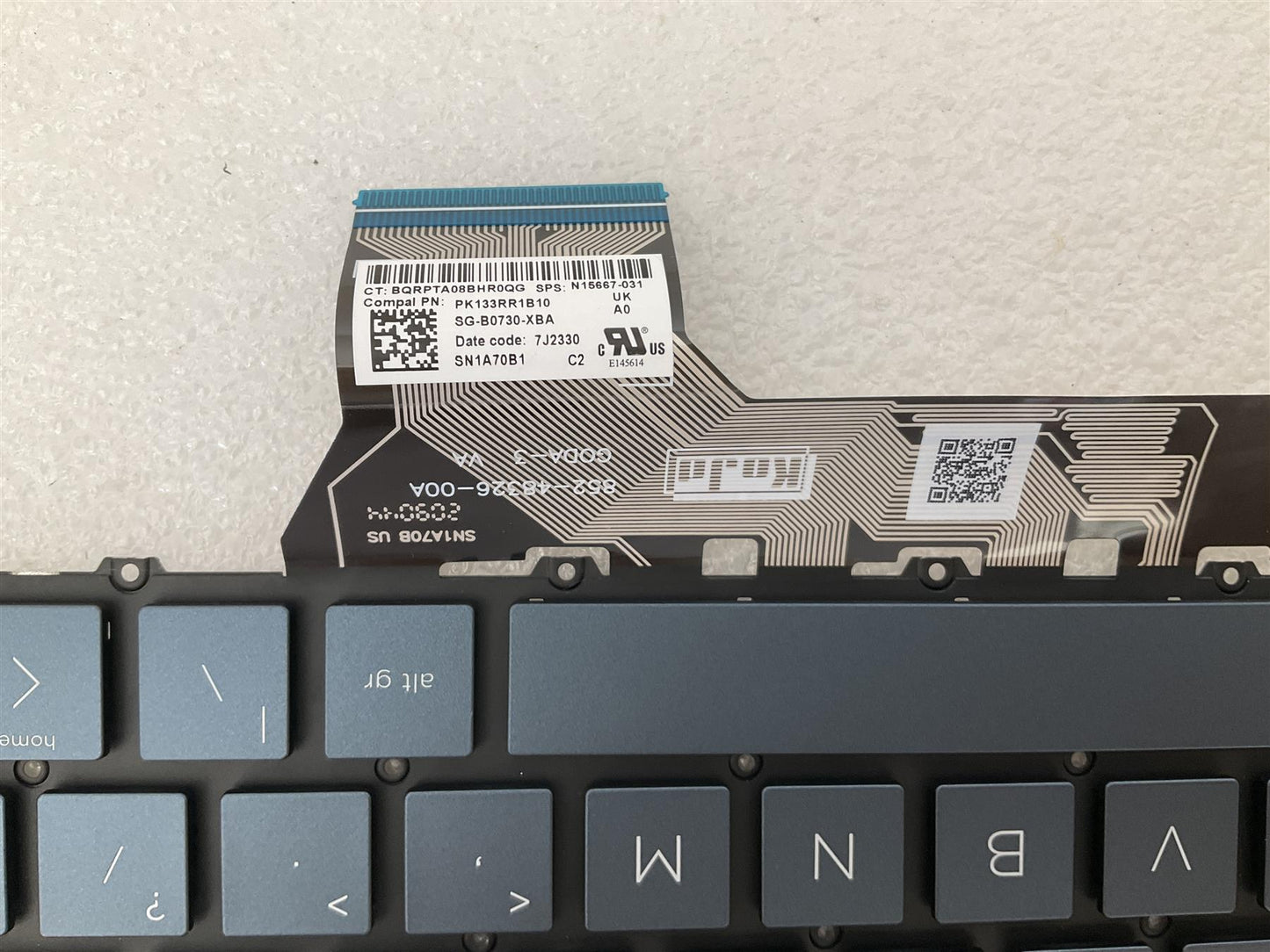 HP ENVY x360 13-BF N18137-031 N15667-031 SG-B0730-XBA UK English Keyboard NEW