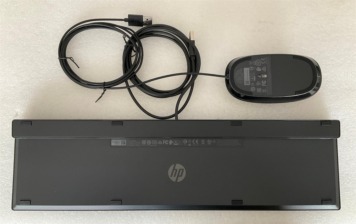 For HP Lifestyle TPC-P001K 928923-131 Portuguese Layout USB Wired Keyboard Mouse