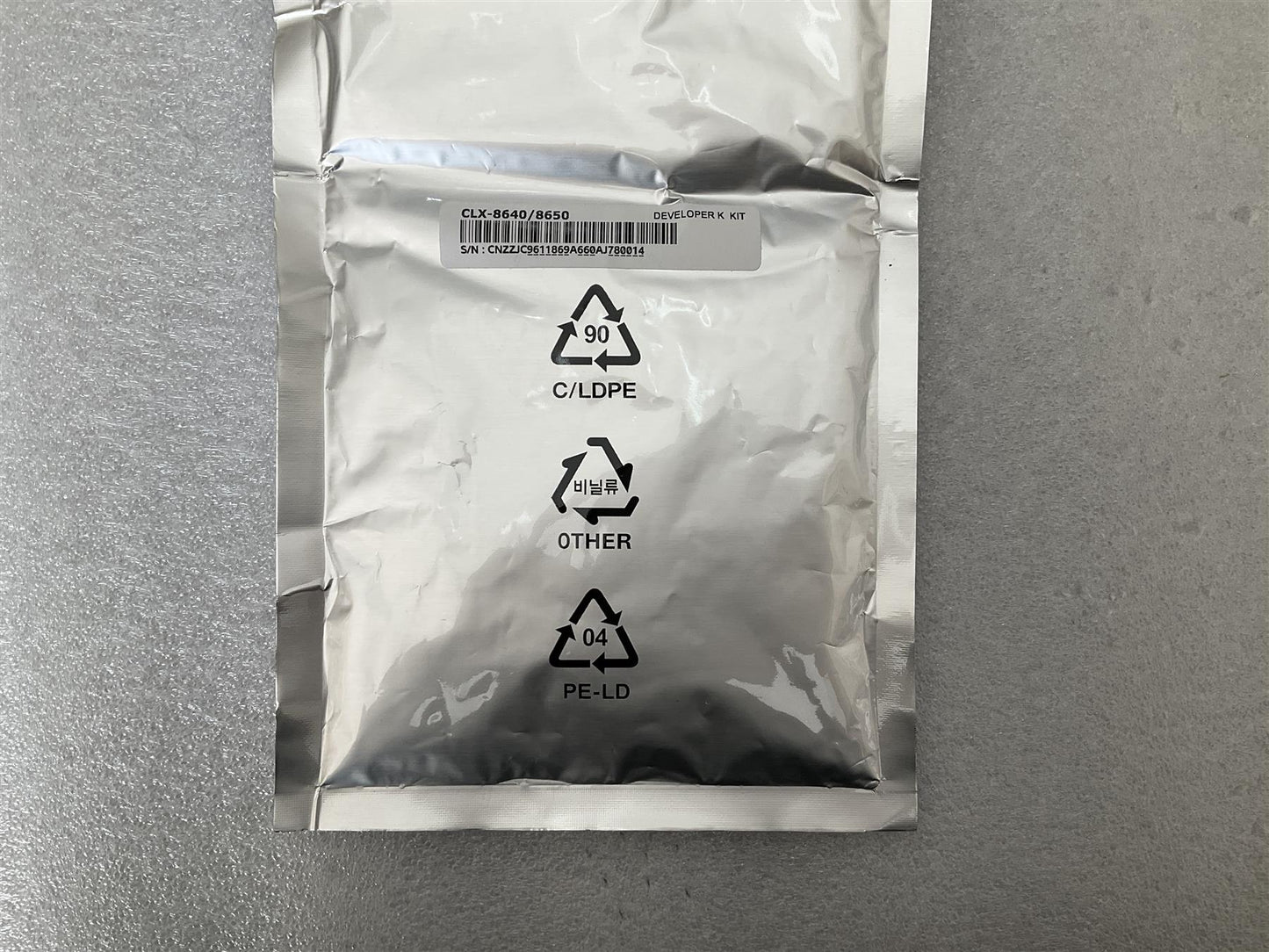 Samsung JC96-08365A Developer Black Toner Kit For CLX-8640 CLX-8650 Genuine NEW