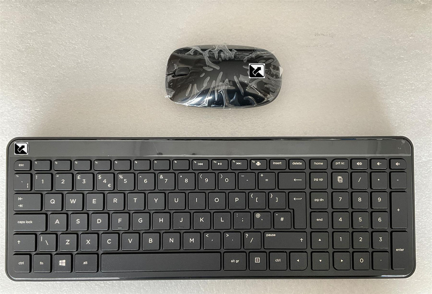 HP Yellowstone Vesuvius N9K63AV#ABU 801524-031 SK-2063 SM-2063 USB Wireless UK English Keyboard
